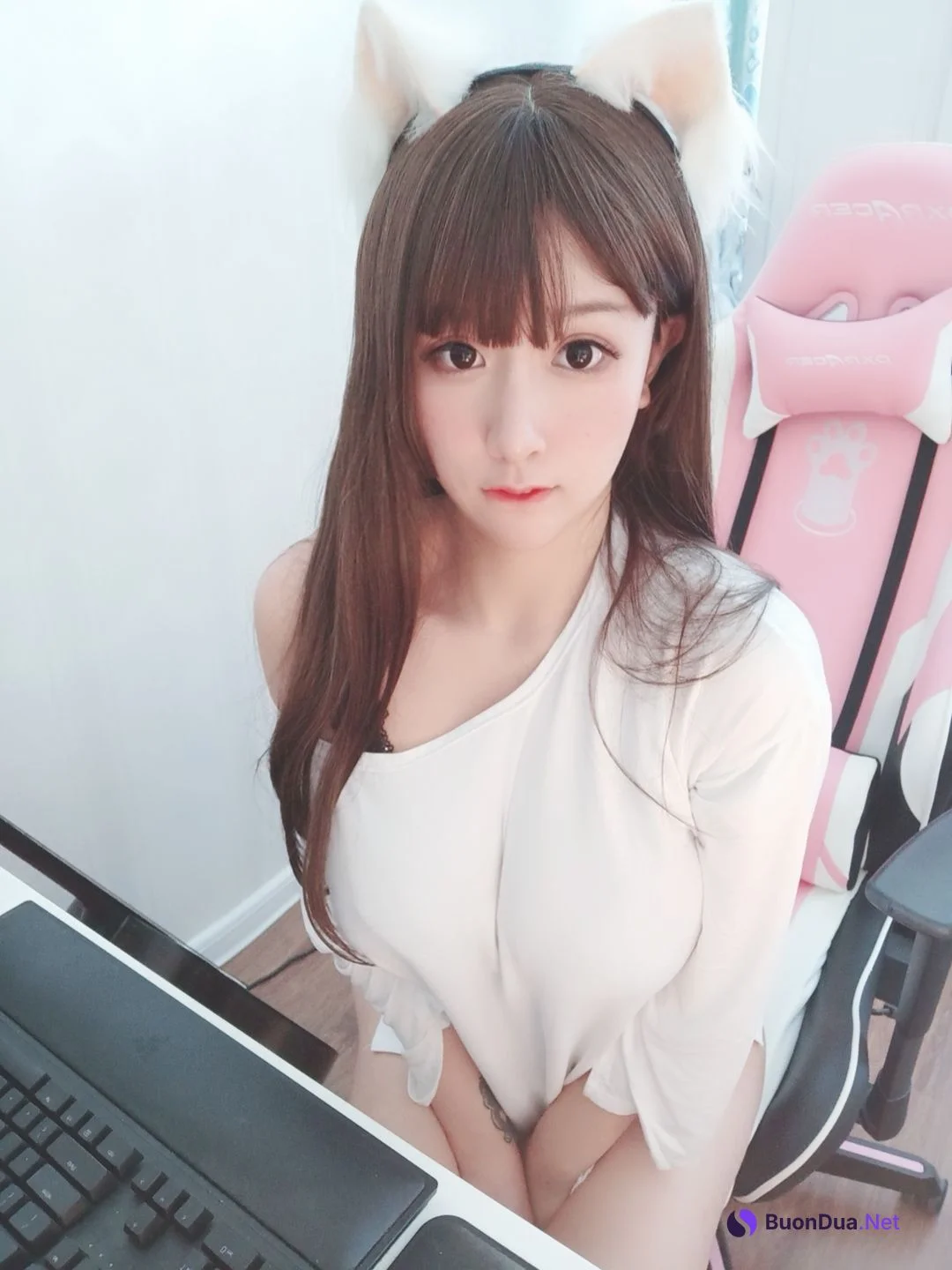 Coser@Mao Jiu Jiang Sakura (猫九酱Sakura) – 居家女友猫 - 사진 6