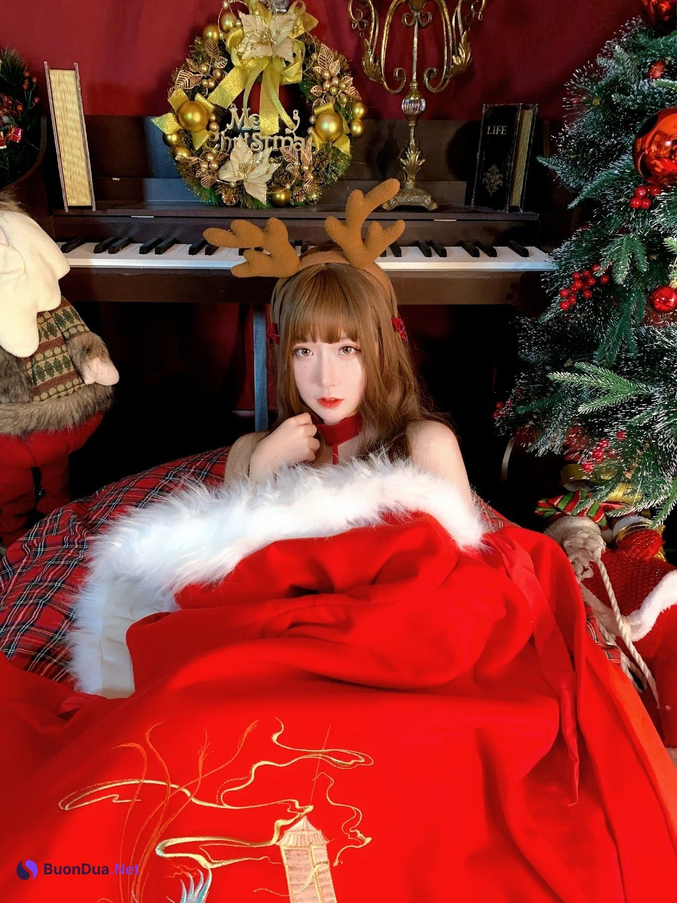 Coser@Mao Jiu Jiang Sakura (猫九酱Sakura) – 猫妹圣诞特辑 - Photo 19