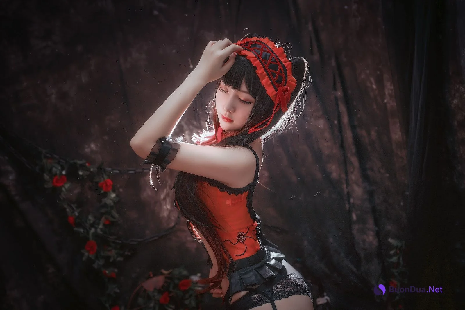 Coser@Mao Jiu Jiang Sakura (猫九酱Sakura) – 狂三内衣 - Photo 14