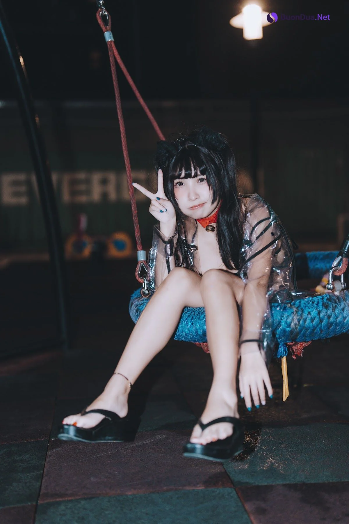 Coser@慕慕Momo – 溜雨衣貓貓 - Photo 10