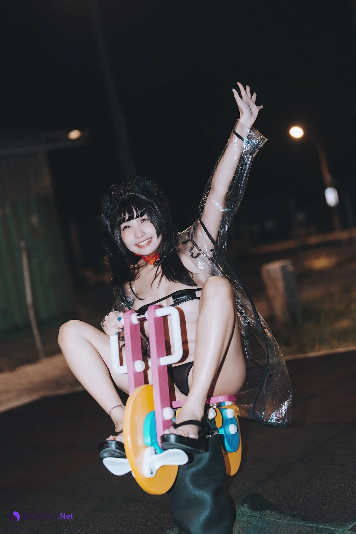 Coser@慕慕Momo – 溜雨衣貓貓 - Photo 11