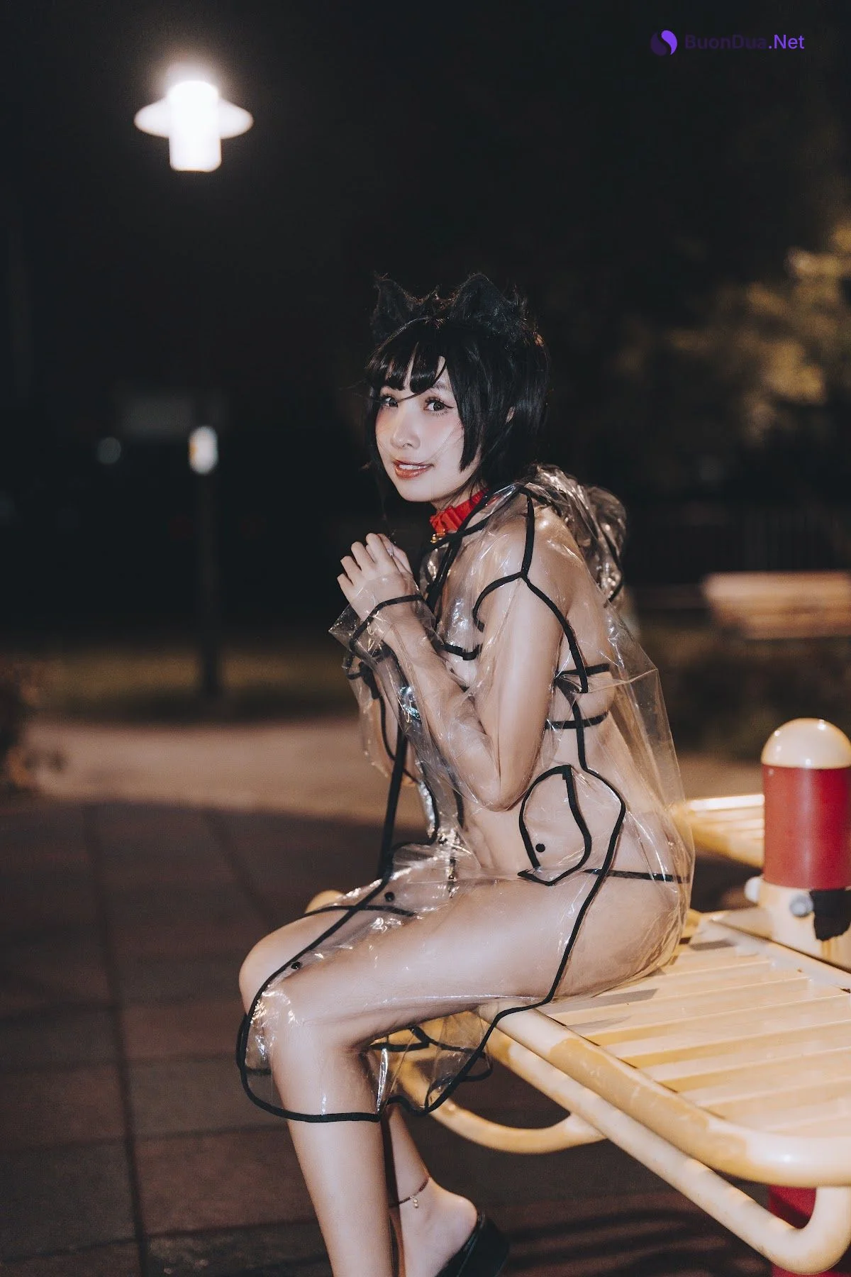 Coser@慕慕Momo – 溜雨衣貓貓 - Photo 12