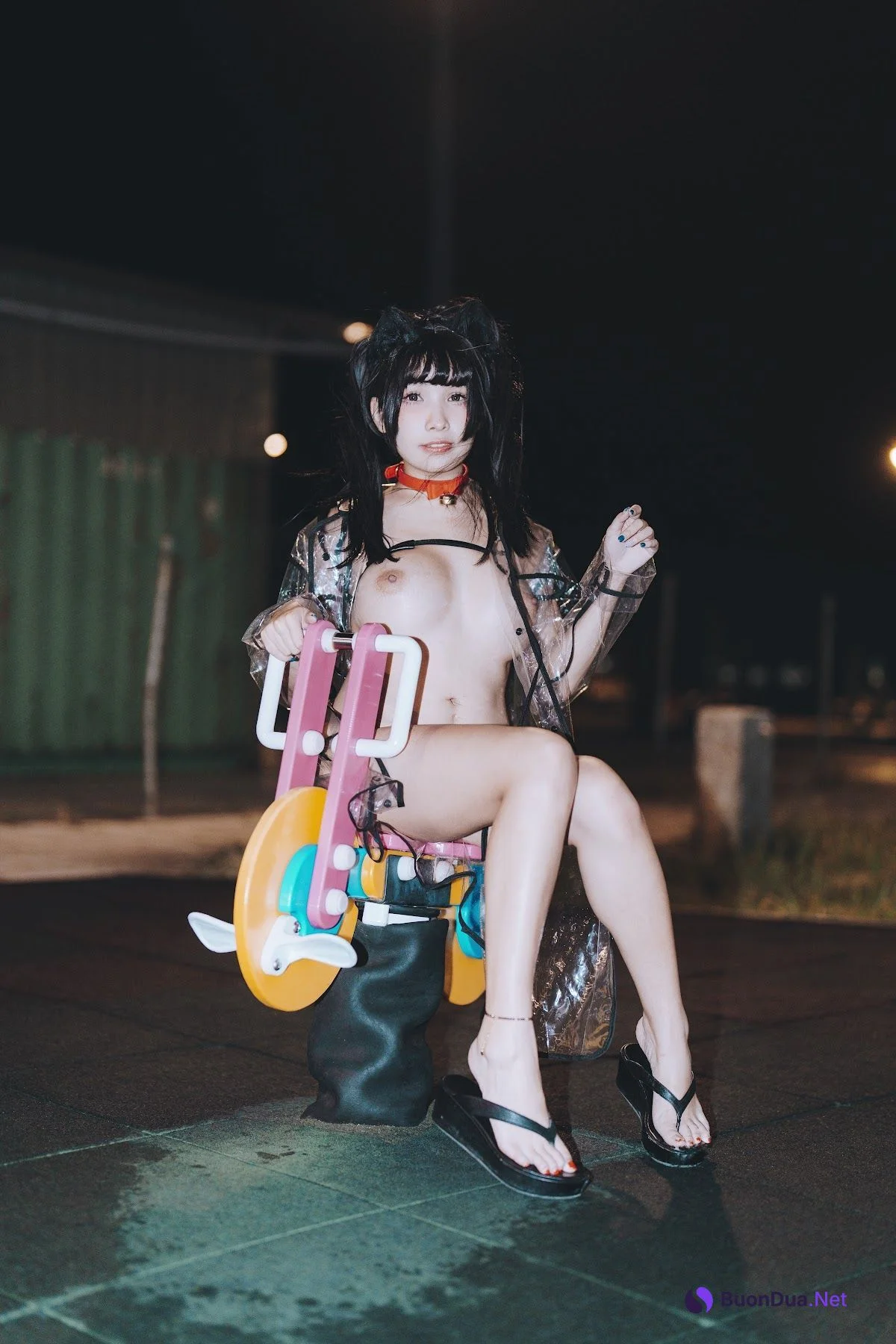 Coser@慕慕Momo – 溜雨衣貓貓 - Photo 13
