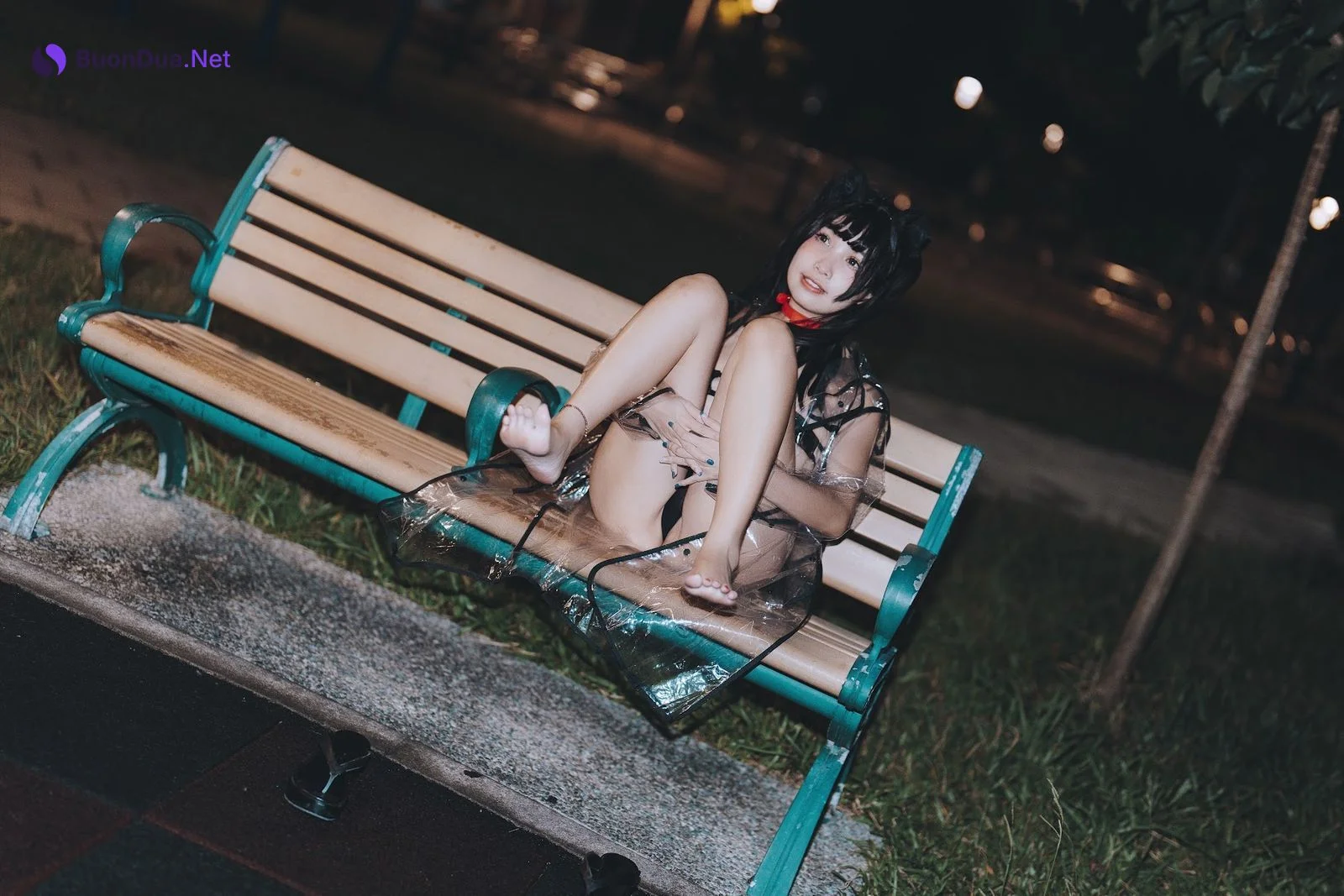 Coser@慕慕Momo – 溜雨衣貓貓 - Photo 14