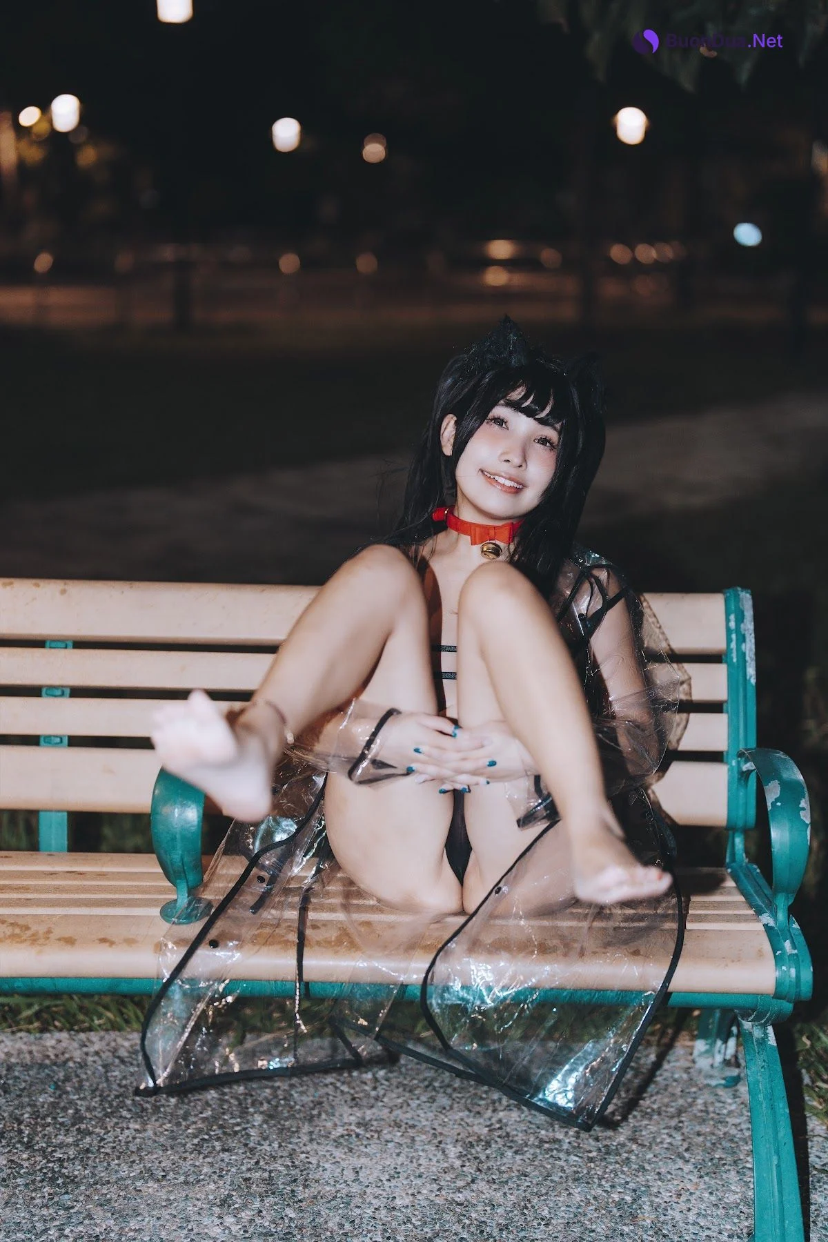 Coser@慕慕Momo – 溜雨衣貓貓 - Photo 15
