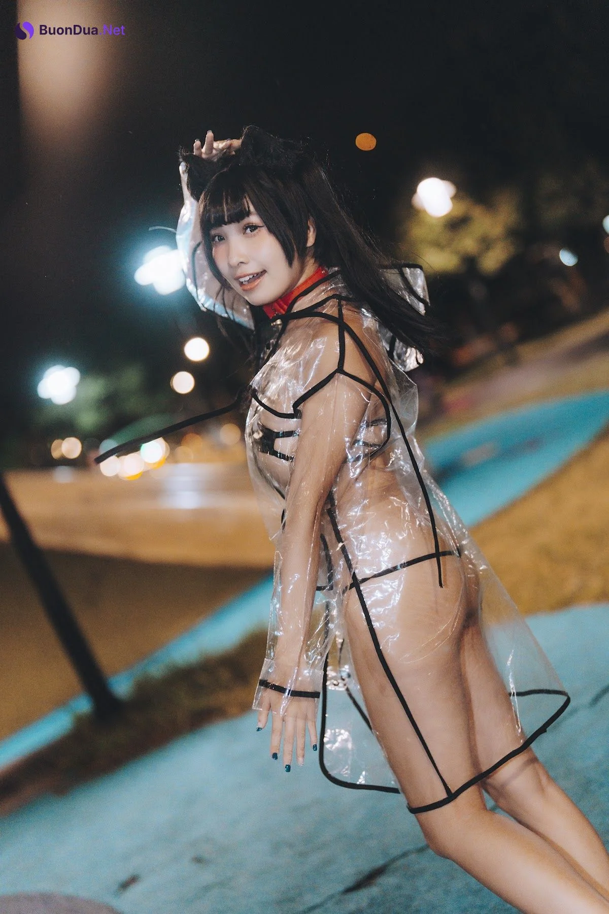 Coser@慕慕Momo – 溜雨衣貓貓 - Photo 2