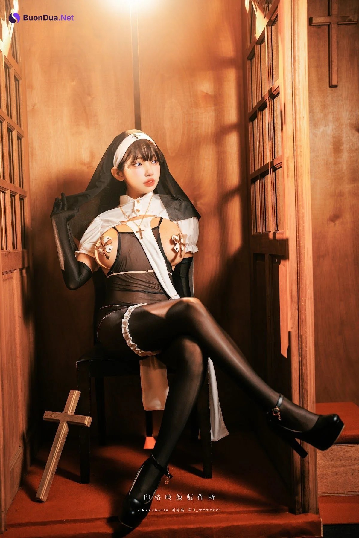Coser@慕慕Momo – 肉體淨化世間罪惡 - 写真 9