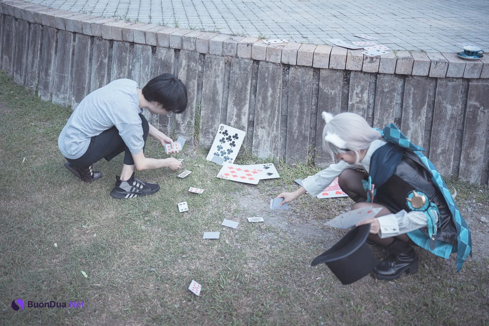 Coser@慕慕Momo – 原神 Genshin 琳妮特的色情魔術 室外 - Photo 16