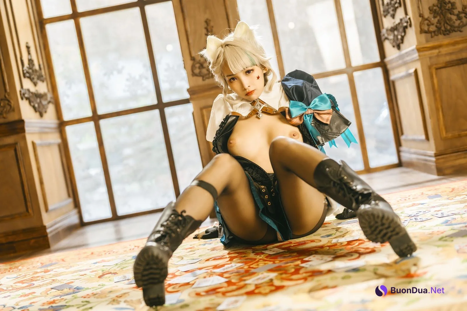 Coser@慕慕Momo – 原神 Genshin 琳妮特的色情魔術 室内 - รูปภาพ 10