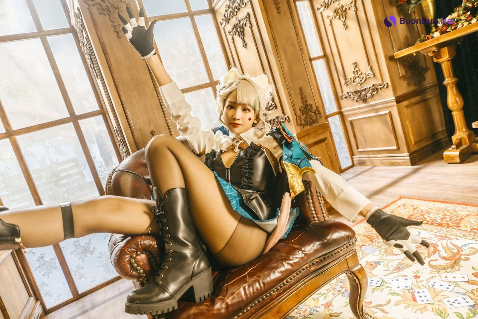 Coser@慕慕Momo – 原神 Genshin 琳妮特的色情魔術 室内 - รูปภาพ 18