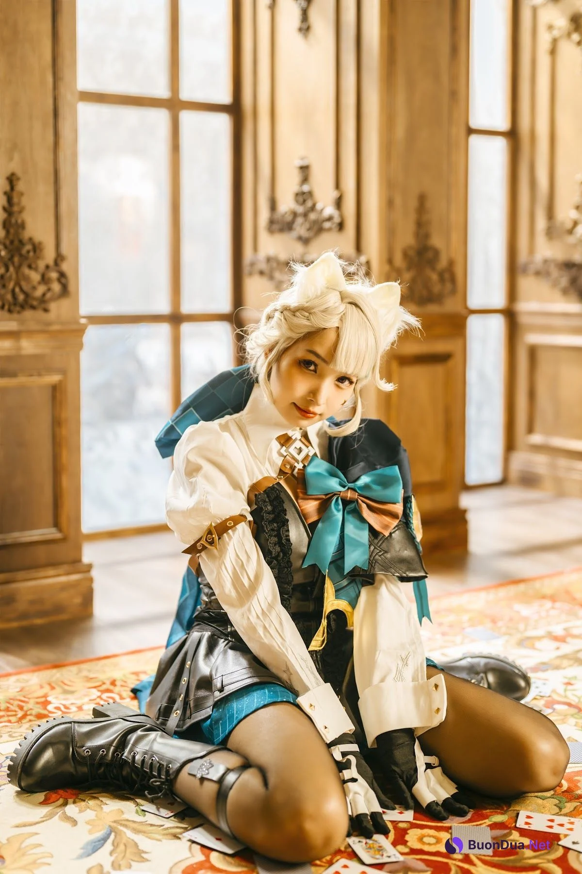 Coser@慕慕Momo – 原神 Genshin 琳妮特的色情魔術 室内 - รูปภาพ 2