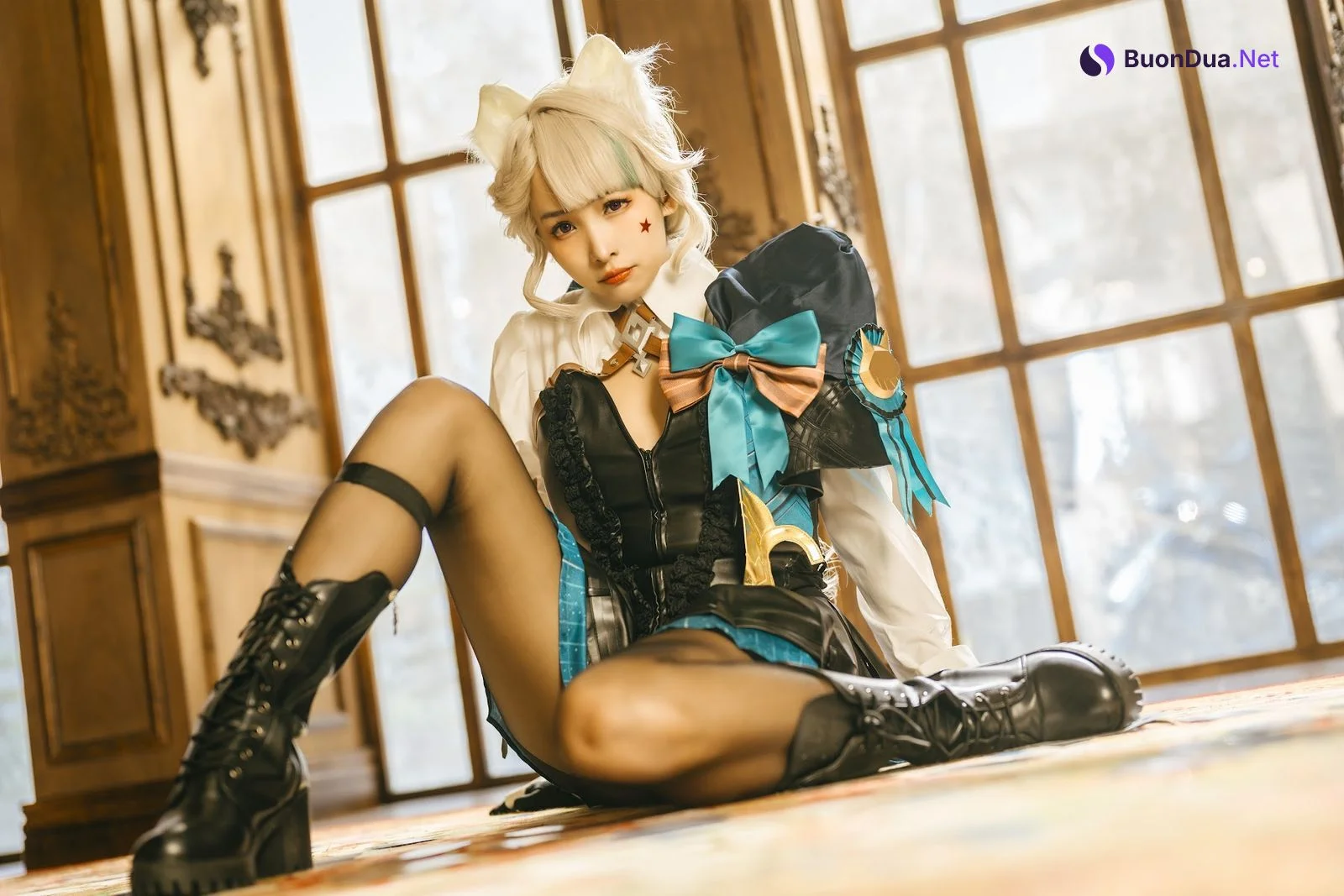 Coser@慕慕Momo – 原神 Genshin 琳妮特的色情魔術 室内 - รูปภาพ 3
