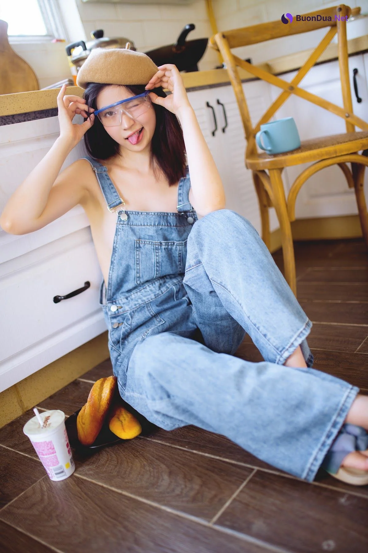 Coser@年年Nnian – 背带裤 - 사진 9