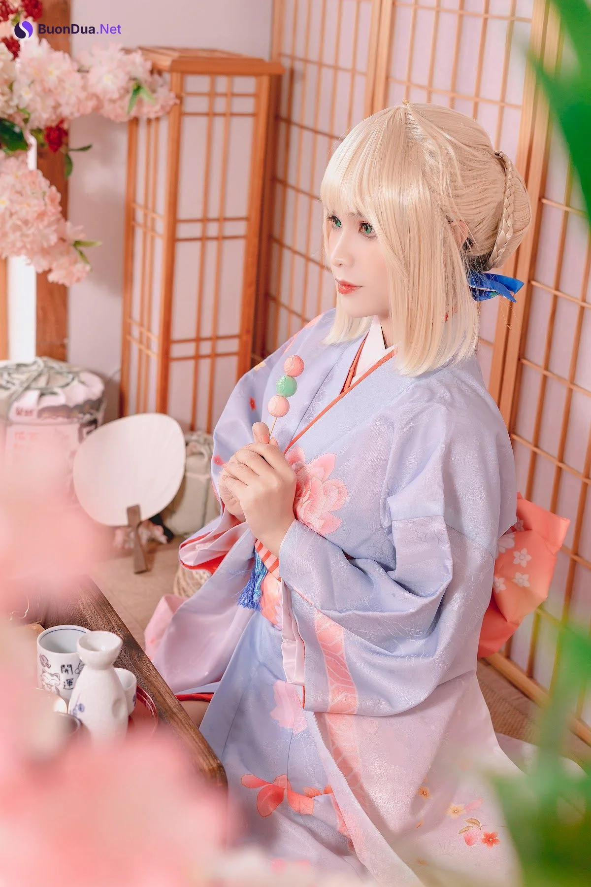 Coser@Pyon – Saber Kimono - Photo 12