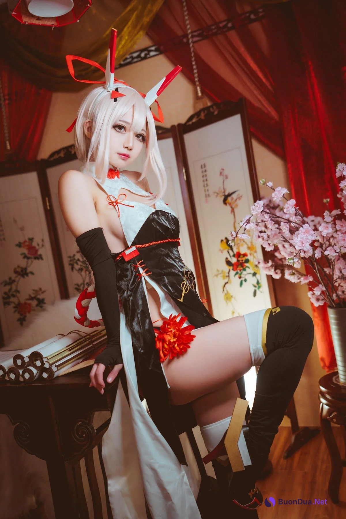 Coser@沖田凜花Rinka – Ayanami Cheongasm - Photo 10