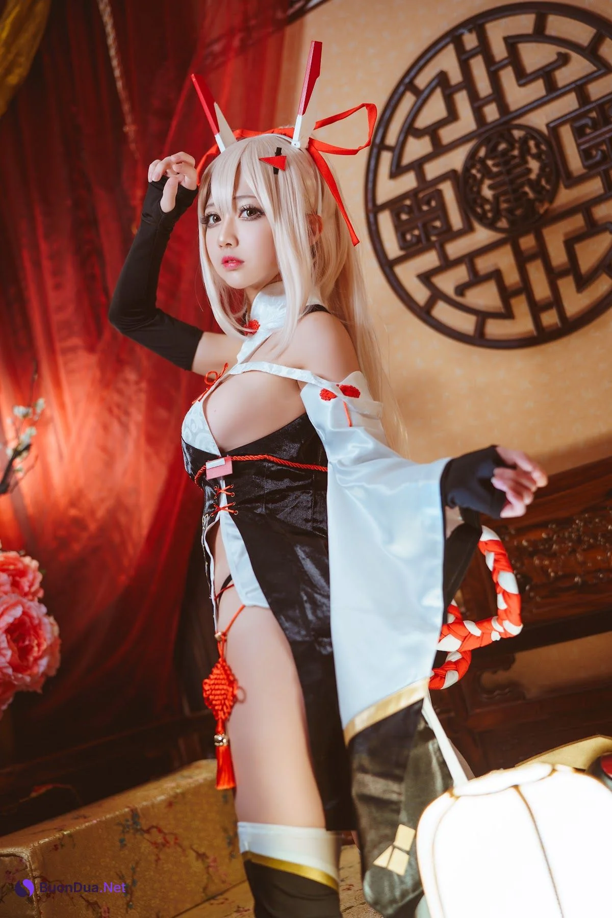 Coser@沖田凜花Rinka – Ayanami Cheongasm - Photo 2