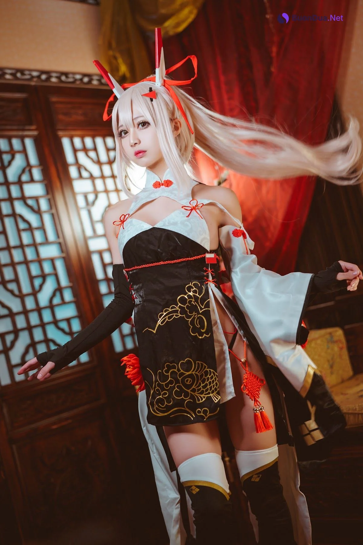 Coser@沖田凜花Rinka – Ayanami Cheongasm - Photo 3