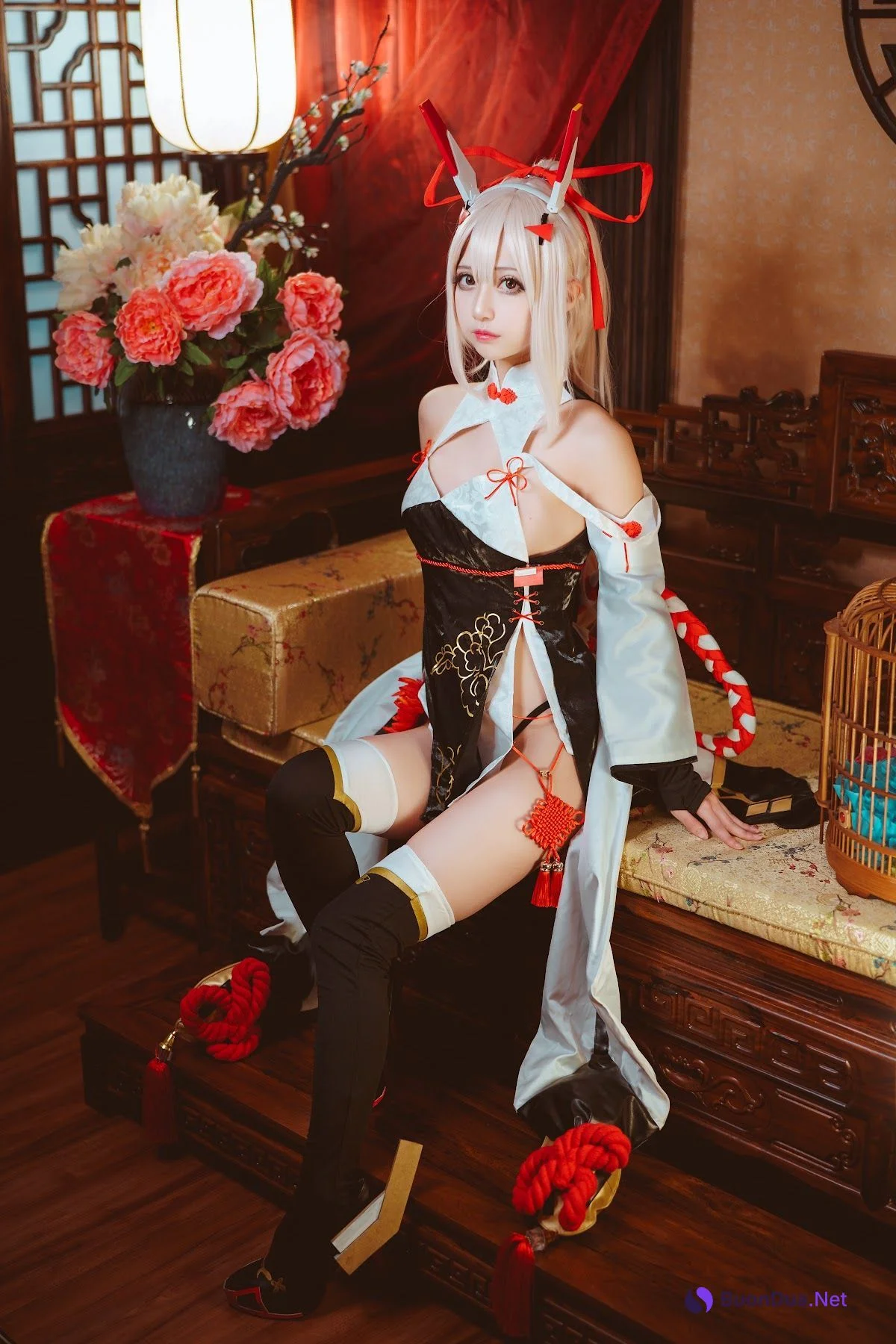 Coser@沖田凜花Rinka – Ayanami Cheongasm - Photo 5