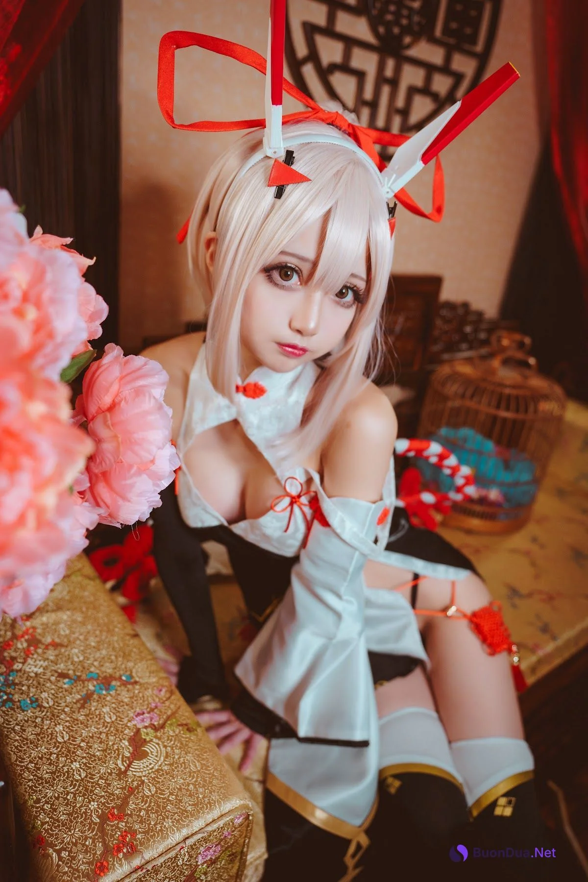 Coser@沖田凜花Rinka – Ayanami Cheongasm - Photo 7
