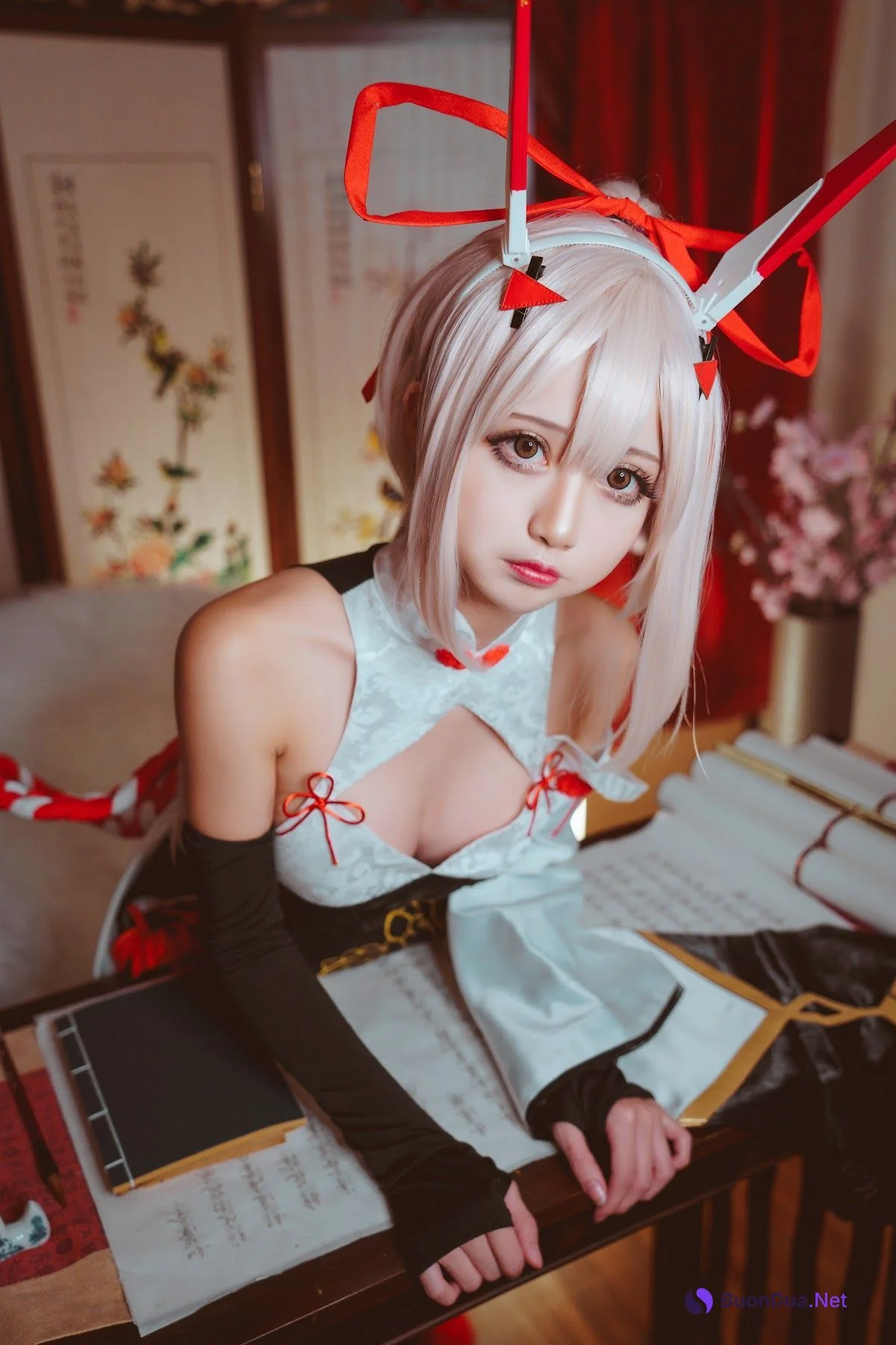 Coser@沖田凜花Rinka – Ayanami Cheongasm - Photo 9