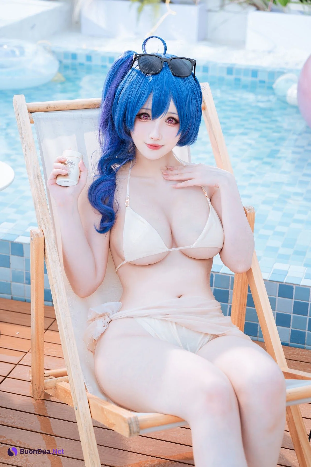 Coser@rioko凉凉子 – 圣姨泳装 - รูปภาพ 3
