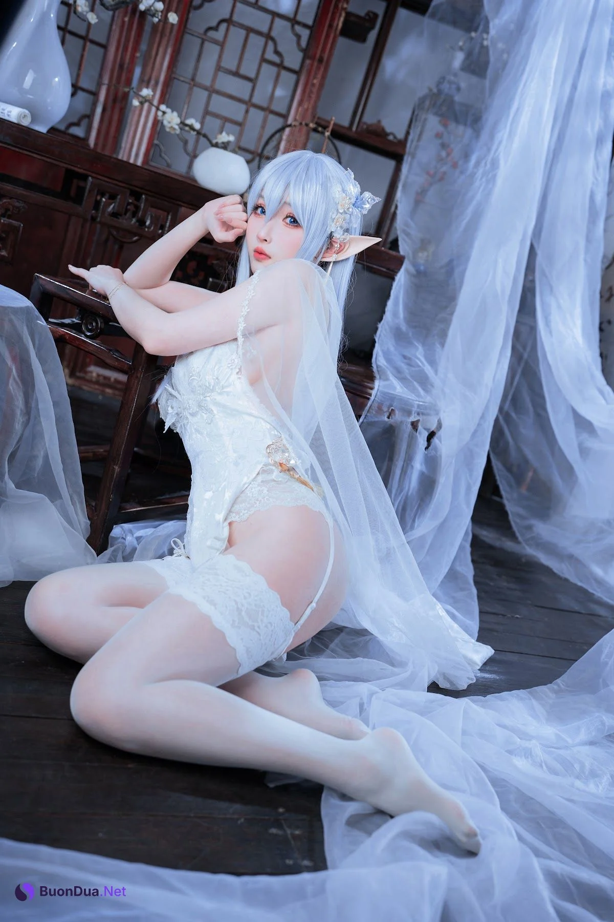 Coser@rioko凉凉子 – 阿尔比恩旗袍 - รูปภาพ 16