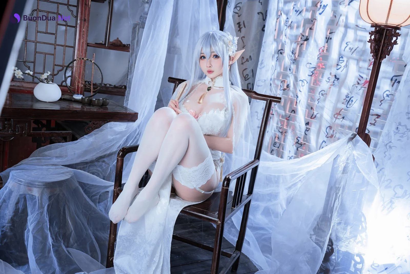 Coser@rioko凉凉子 – 阿尔比恩旗袍 - รูปภาพ 19