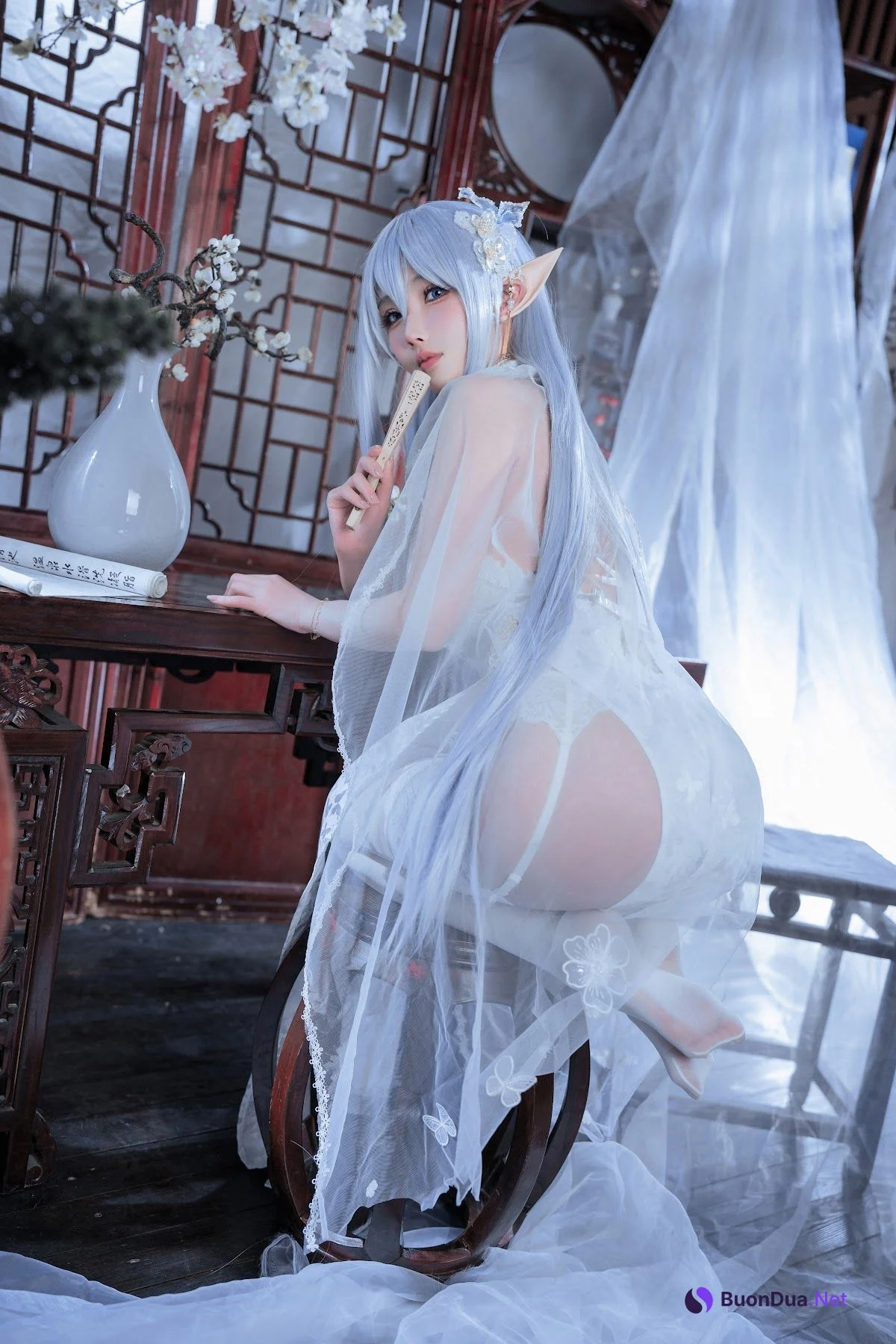 Coser@rioko凉凉子 – 阿尔比恩旗袍 - รูปภาพ 7