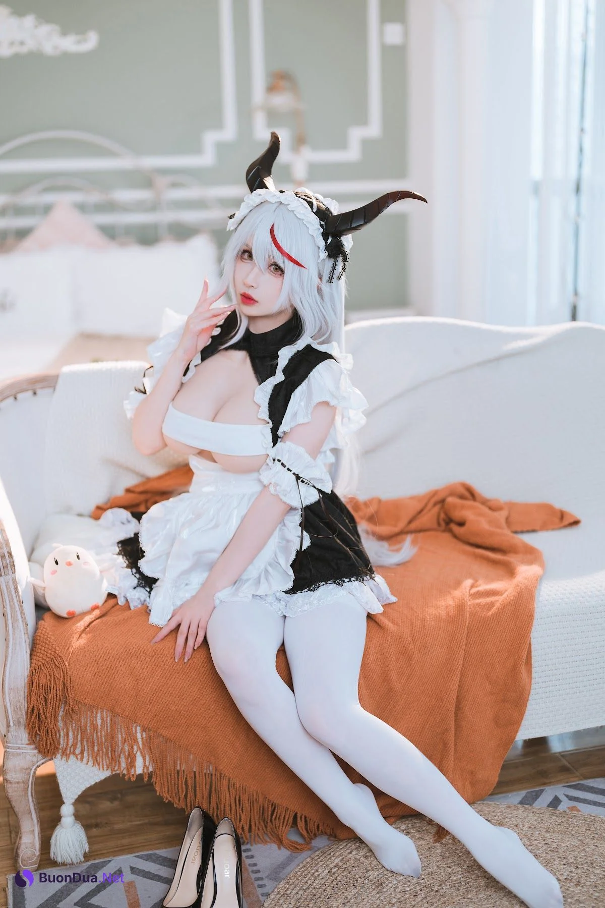 Coser@rioko凉凉子 – 妄想航线 港区的龙女仆 - Photo 2