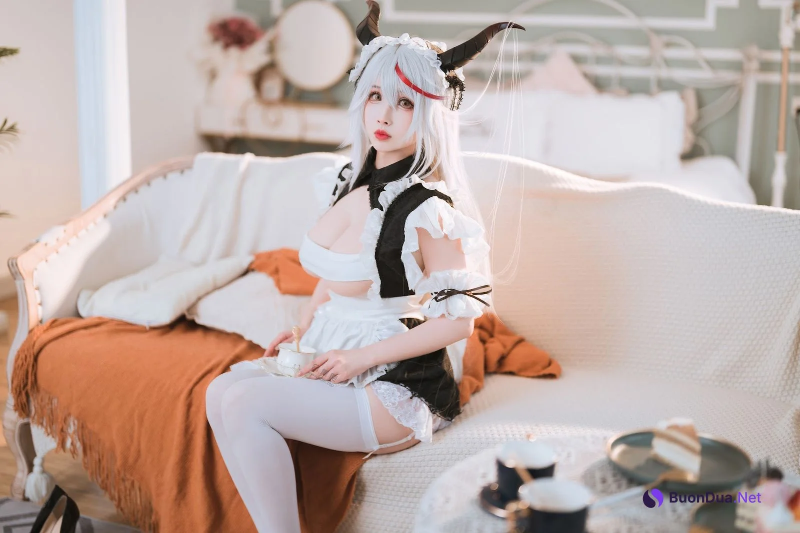 Coser@rioko凉凉子 – 妄想航线 港区的龙女仆 - Photo 4