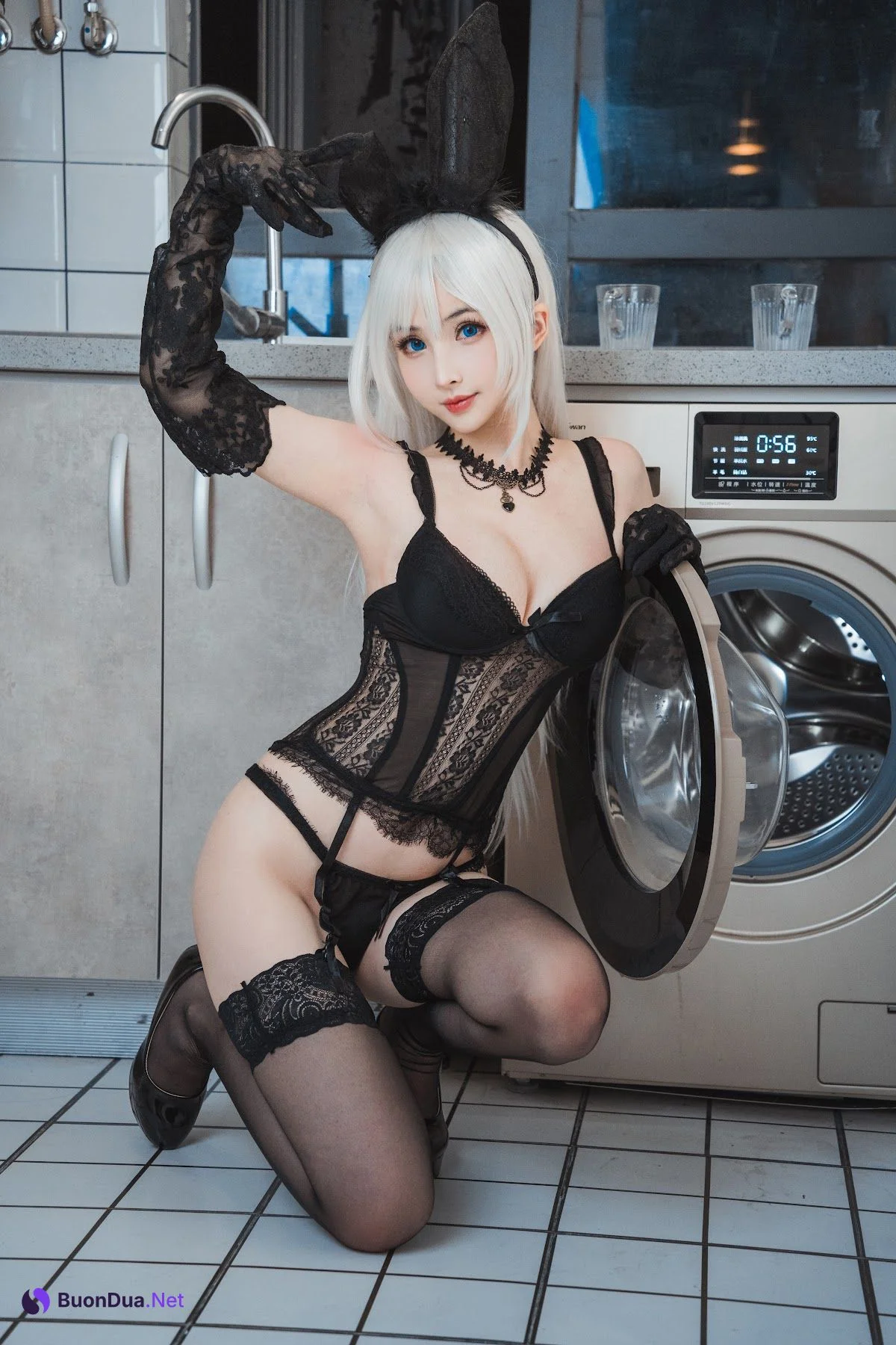 Coser@rioko凉凉子 Vol.059 兼职是修女的兔子小姐 - รูปภาพ 22