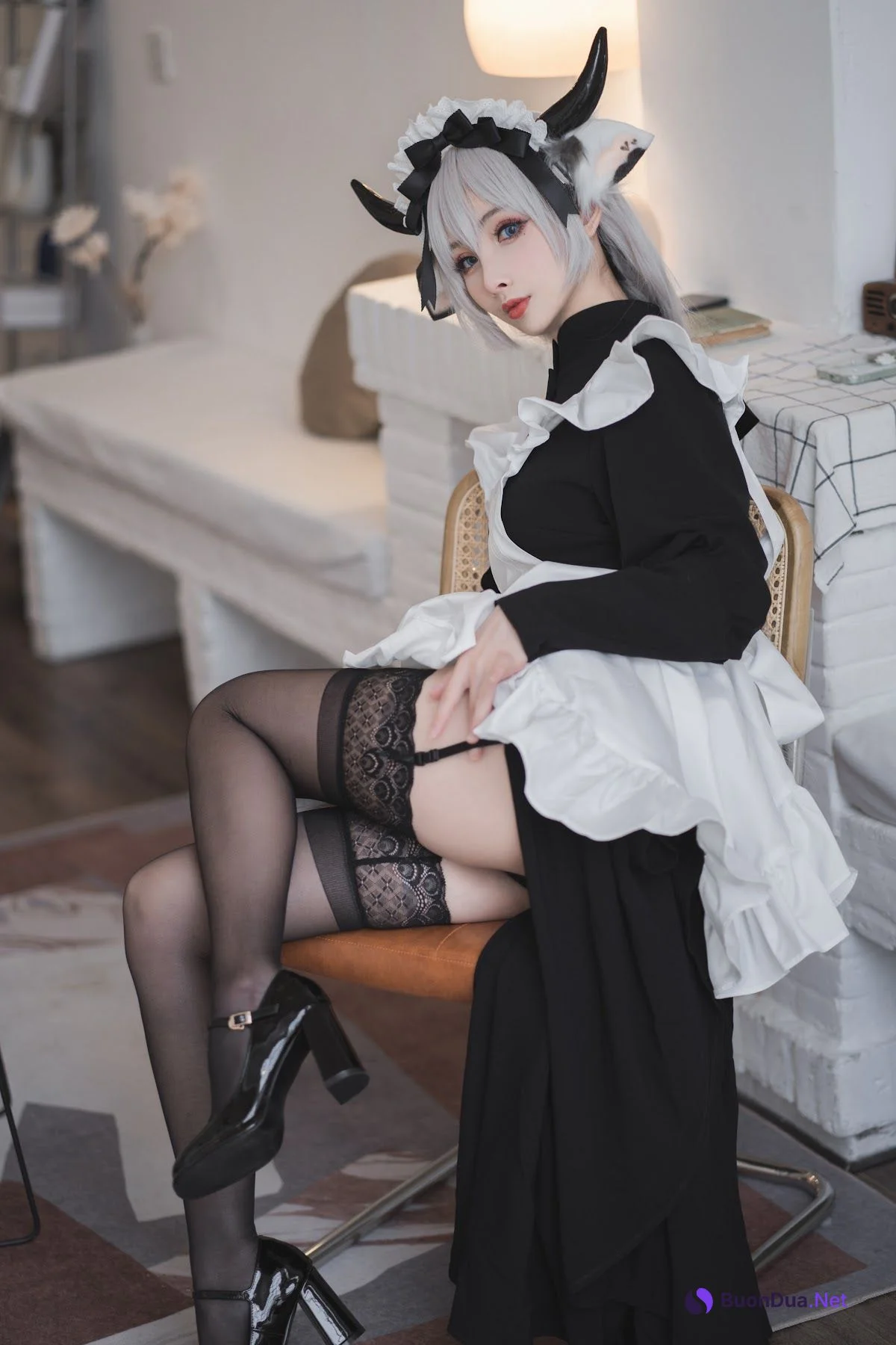 Coser@rioko凉凉子 Vol.063 贴心的奶牛女仆 - Photo 5