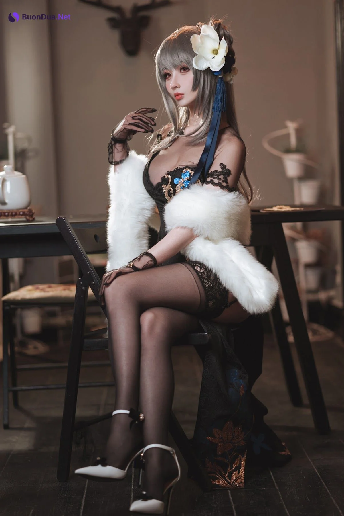 Coser@rioko凉凉子 Vol.066 瑰丽的执勤人 - รูปภาพ 4
