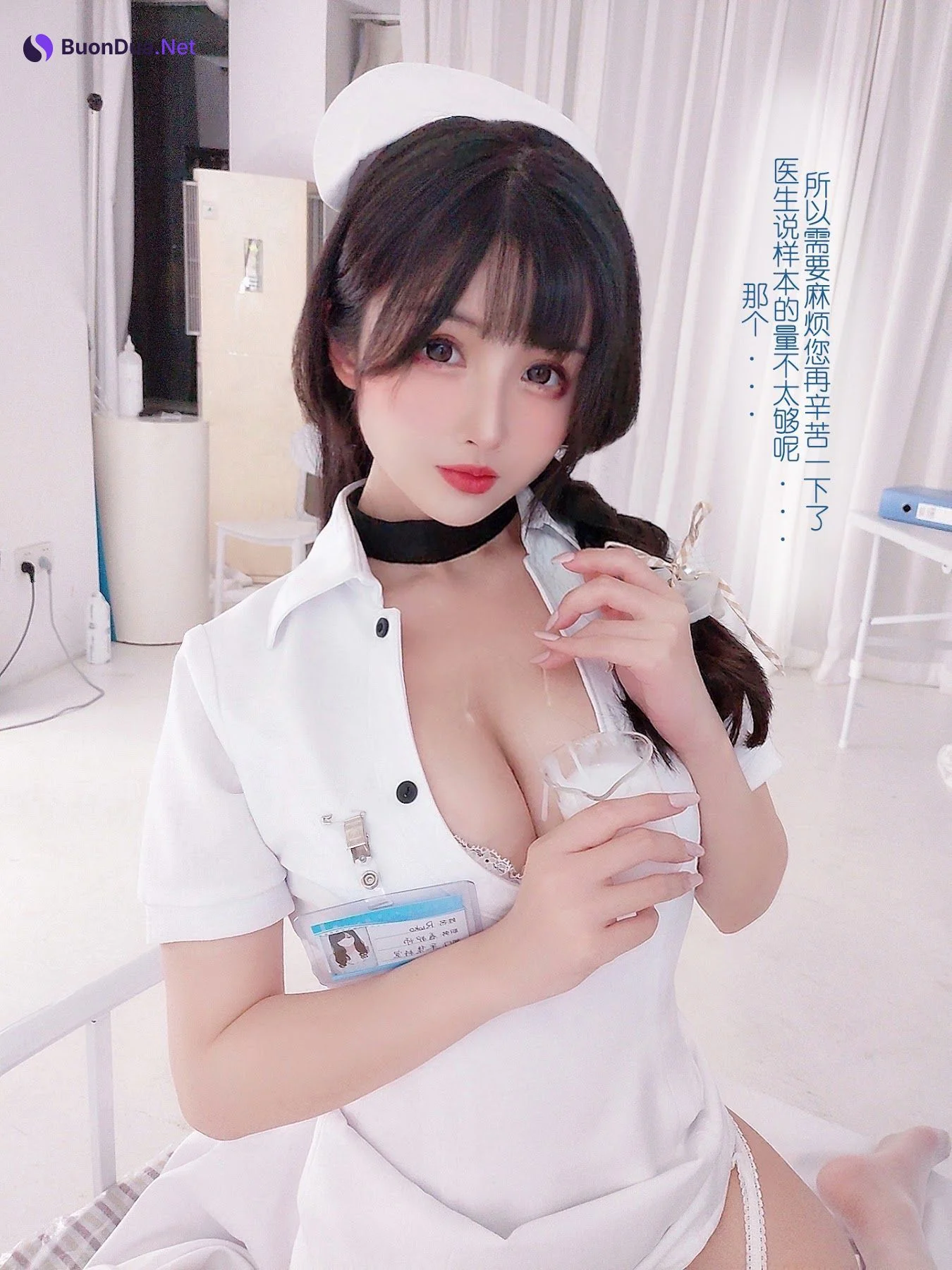 Coser@rioko凉凉子 Vol.080《年上の韵》采集室实习护士 - รูปภาพ 3