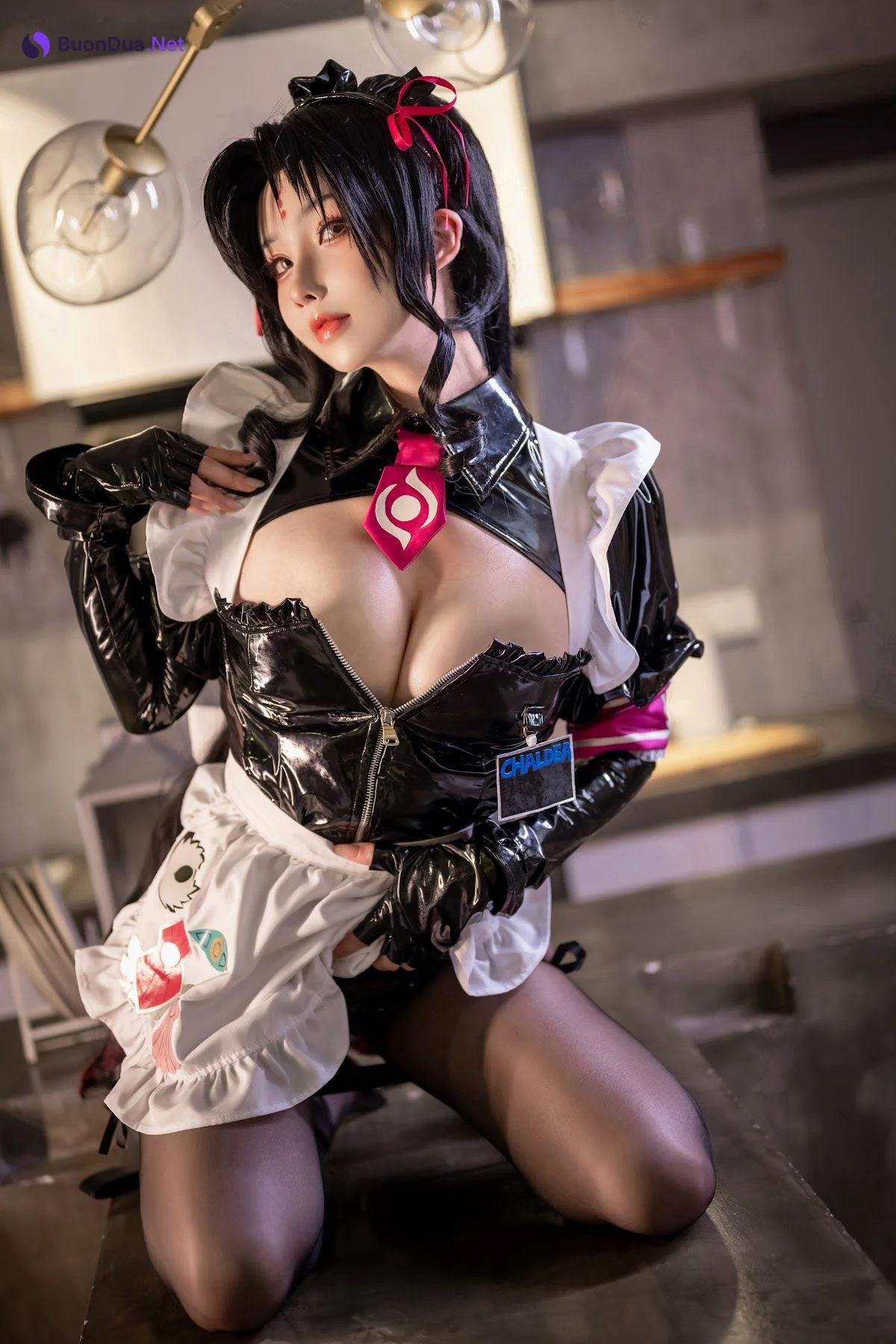 Coser@rioko凉凉子 Vol.103 rioko凉凉子 杀生院膝皮女仆 - Photo 15