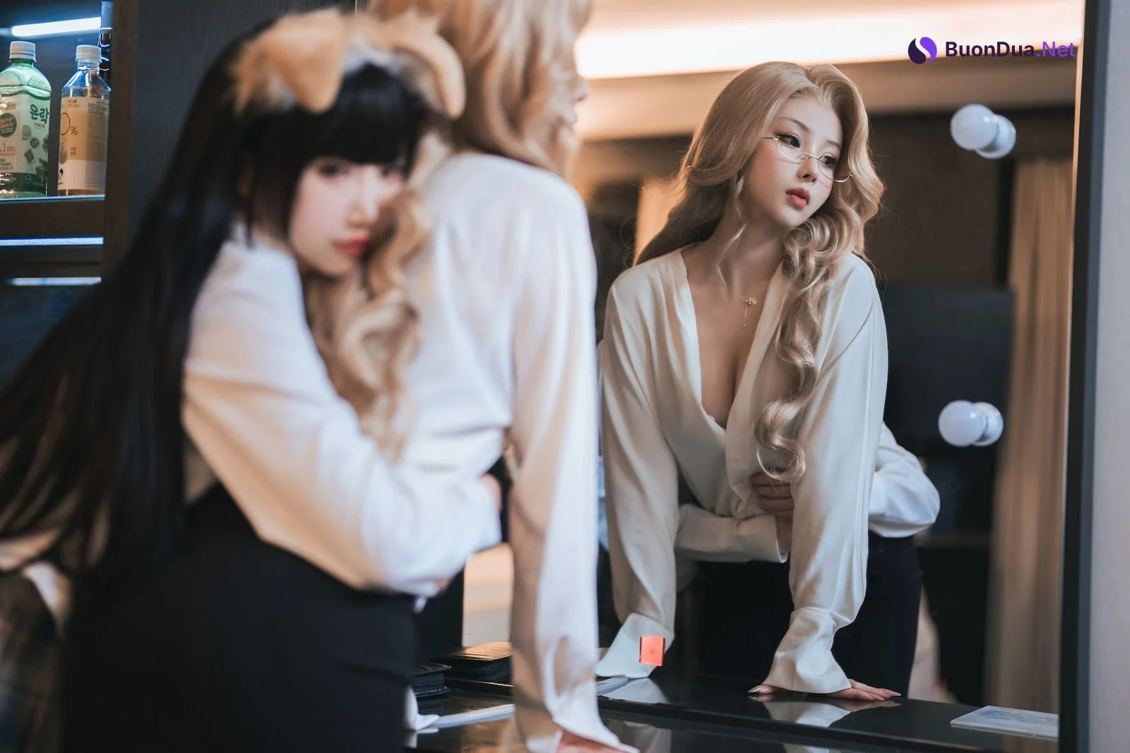 Coser@rioko凉凉子 Vol.106 rioko凉凉子&面饼仙儿 女上司组合版 - Photo 7