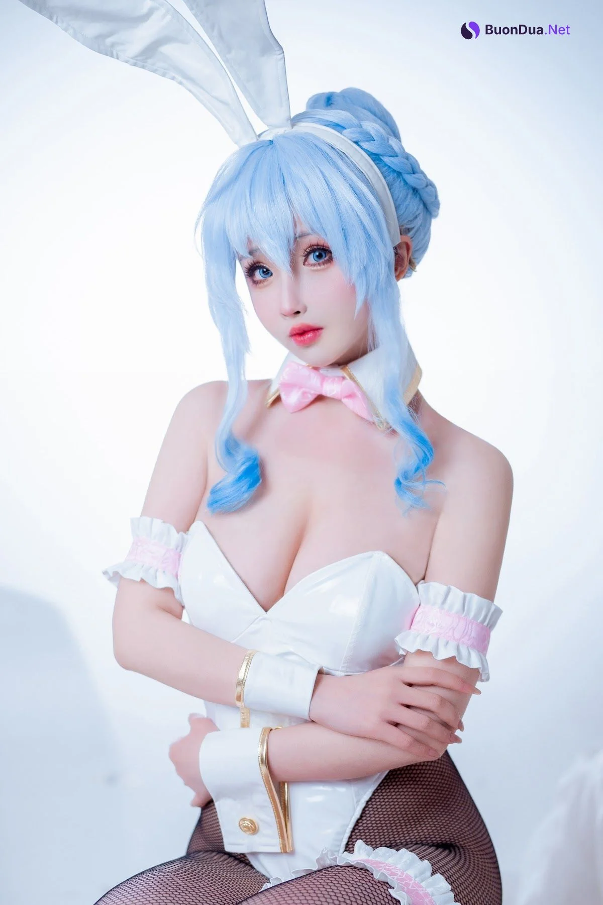 Coser@rioko凉凉子 Vol.108 雪女兔女郎 - รูปภาพ 12