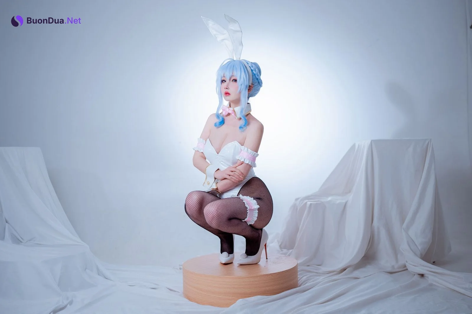 Coser@rioko凉凉子 Vol.108 雪女兔女郎 - รูปภาพ 19