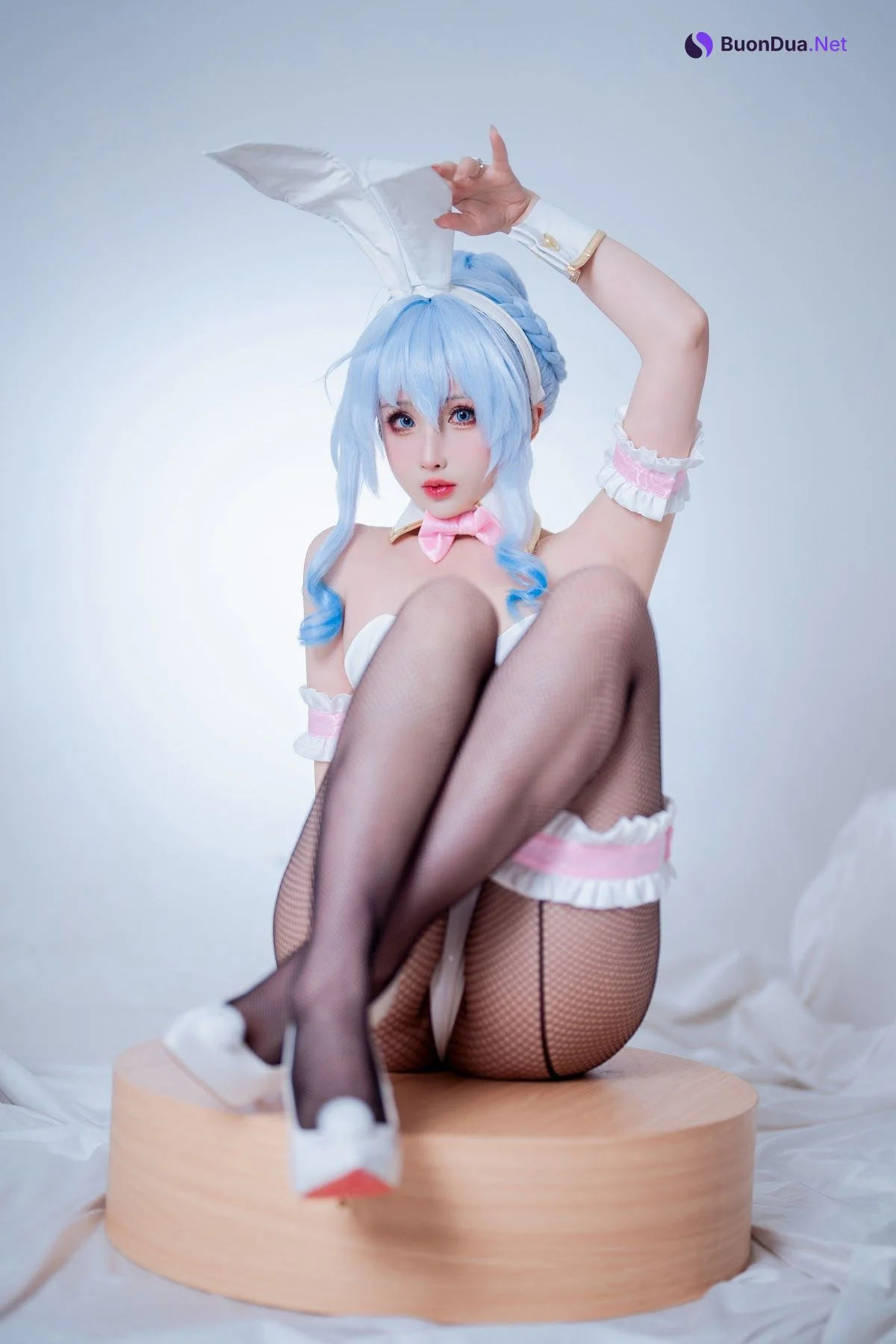 Coser@rioko凉凉子 Vol.108 雪女兔女郎 - รูปภาพ 5