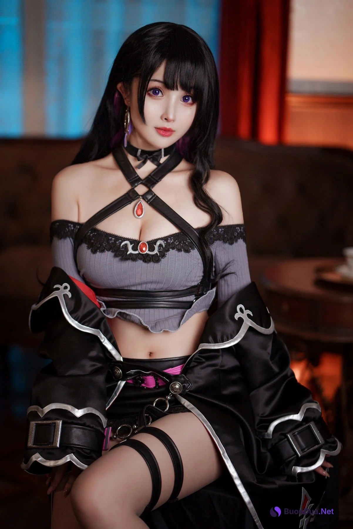 Coser@rioko凉凉子 Vol.109 魅魔X恋乃夜舞 - รูปภาพ 2