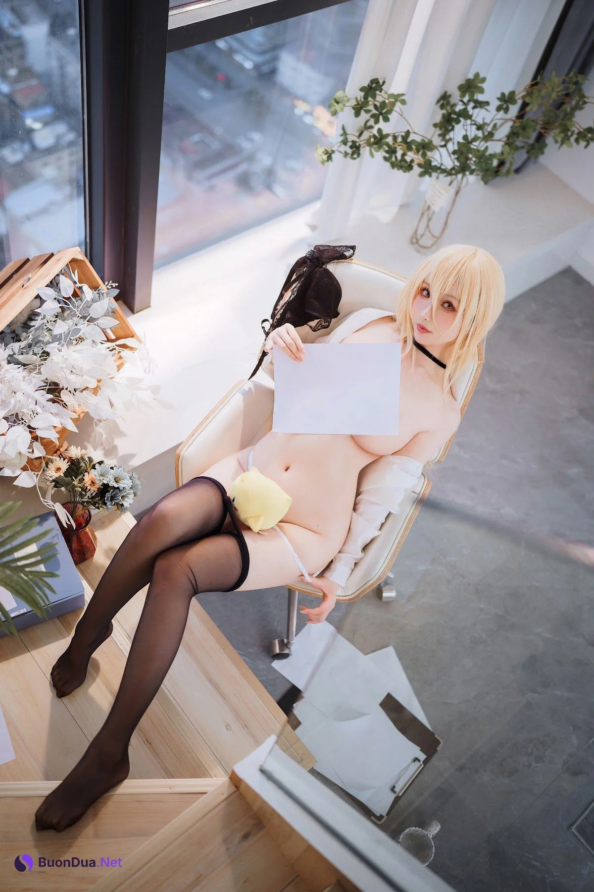 Coser@rioko凉凉子 Vol.113 碧蓝航线 冤仇 办公室的意外 - 사진 20