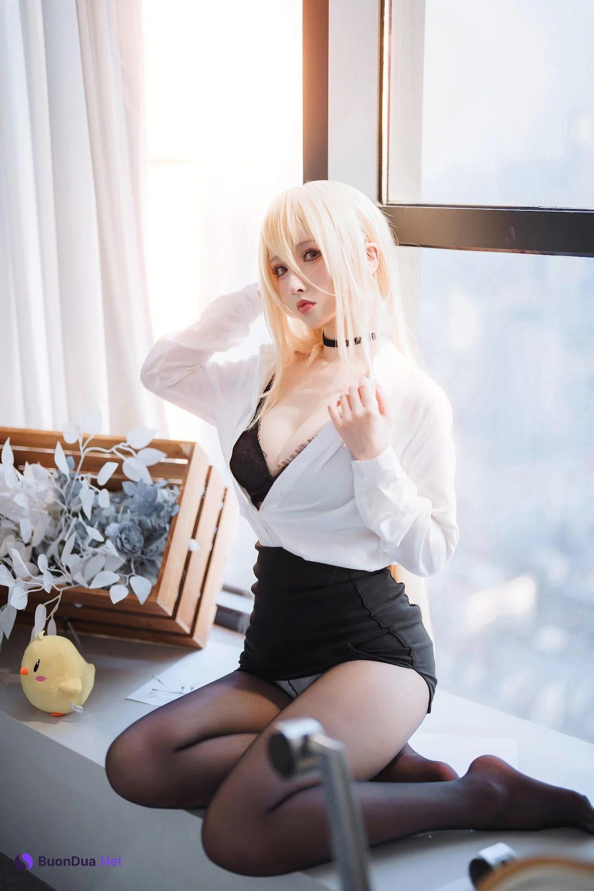 Coser@rioko凉凉子 Vol.113 碧蓝航线 冤仇 办公室的意外 - 사진 6