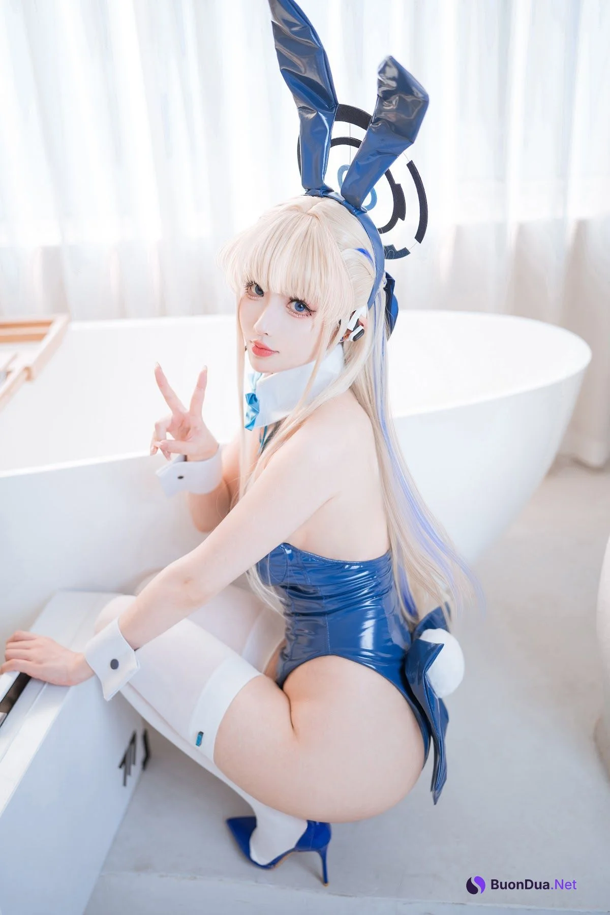 Coser@rioko凉凉子 Vol.115 碧蓝档案 TOKI兔兔 - รูปภาพ 16