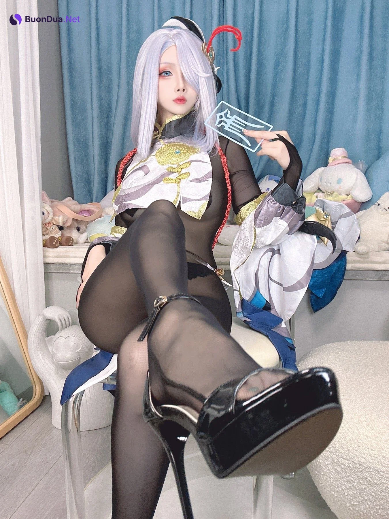Coser@rioko凉凉子 Vol.123 有点那个的申鹤 - Photo 19