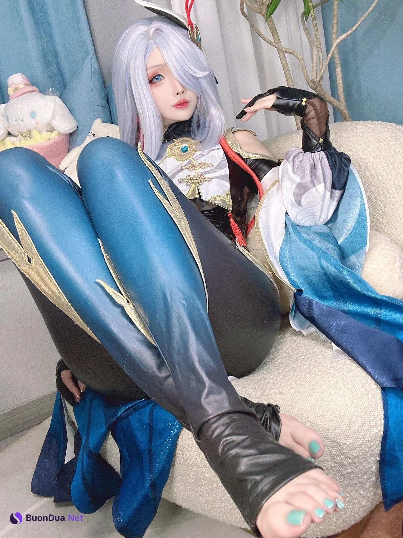 Coser@rioko凉凉子 Vol.123 有点那个的申鹤 - Photo 8