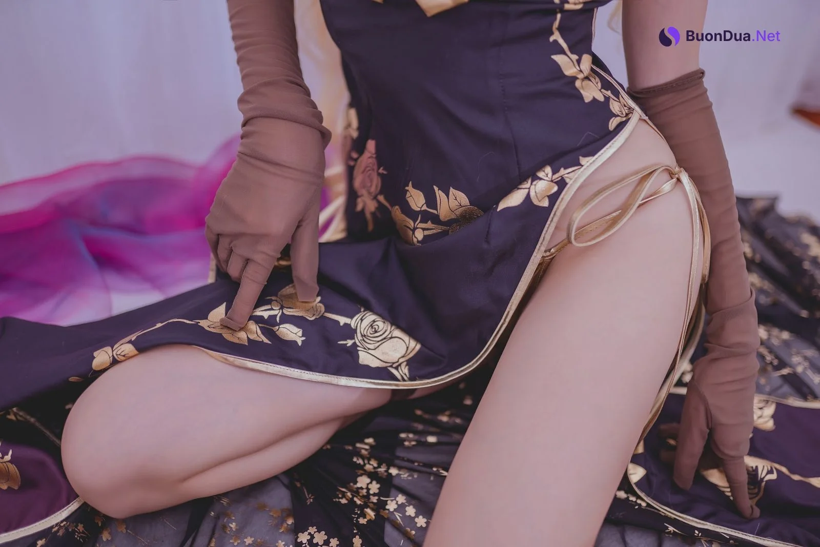 Coser@前羽_rr – 幻想 金莲 - 照片 27