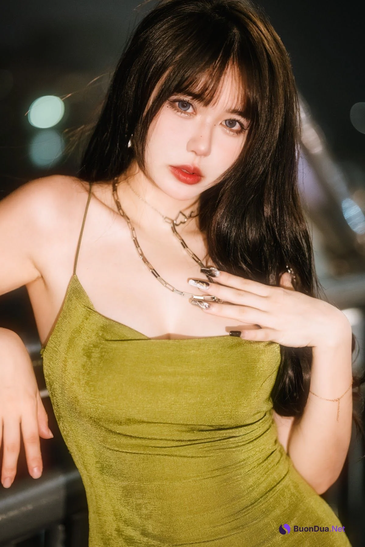 Coser@Tina很妖孽呀 – 绿色连衣裙 - รูปภาพ 12