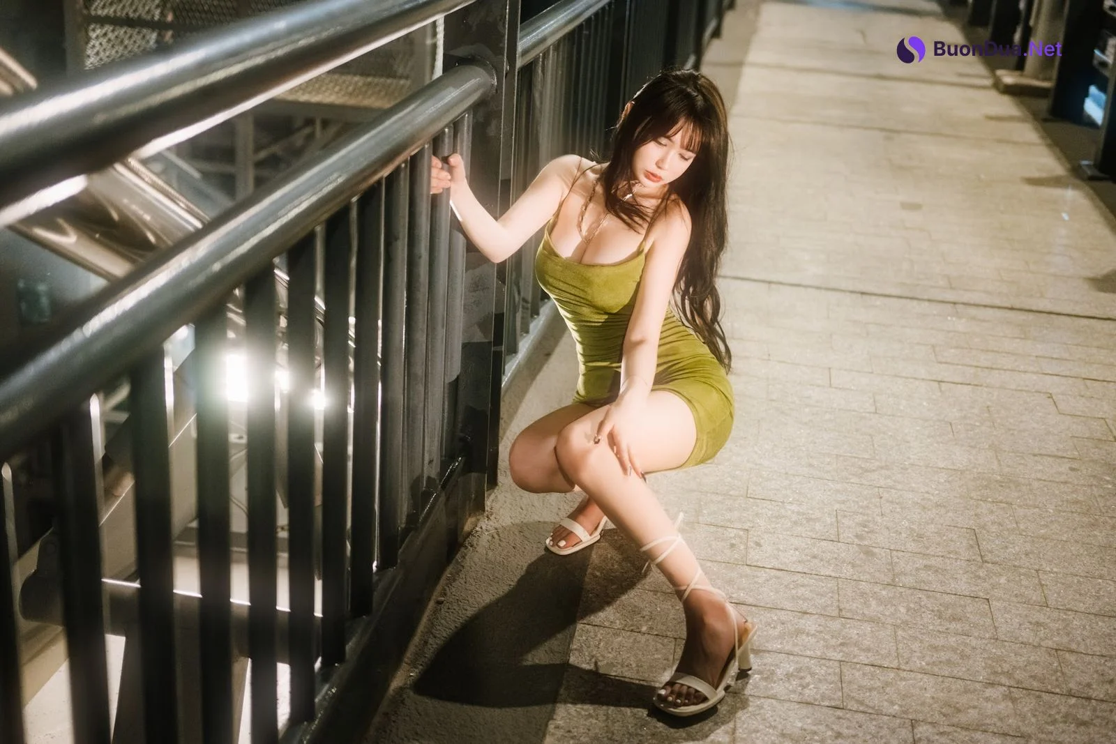 Coser@Tina很妖孽呀 – 绿色连衣裙 - รูปภาพ 14