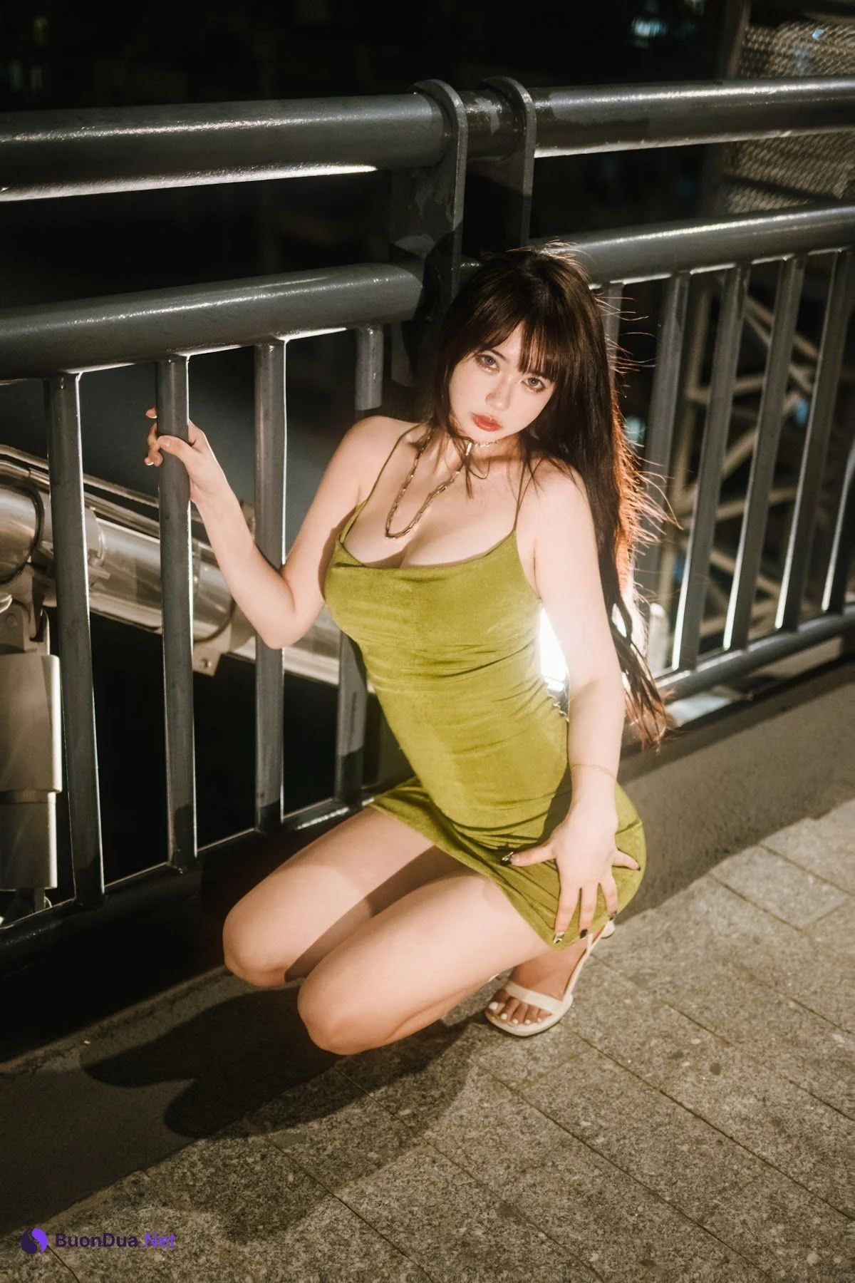 Coser@Tina很妖孽呀 – 绿色连衣裙 - รูปภาพ 7
