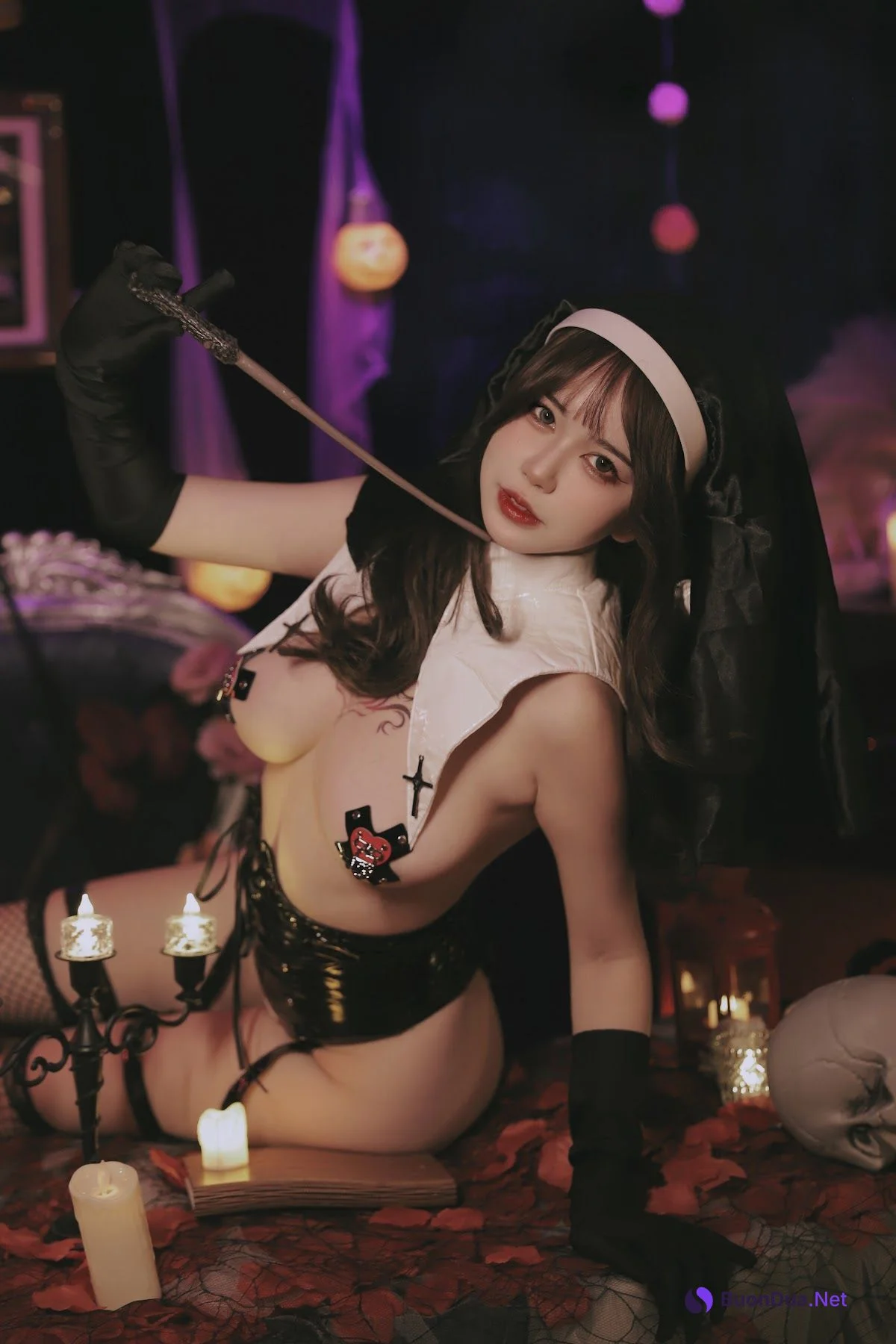 Coser@Tina很妖孽呀 – 万圣修女 - 사진 25